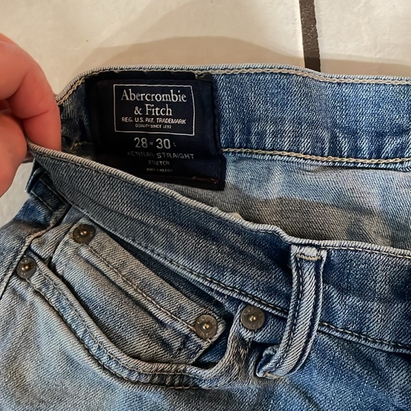 3 Abercrombie & Fitch 1 American Eagle Men’s Jeans size 28 x 30 - Picture 2 of 16